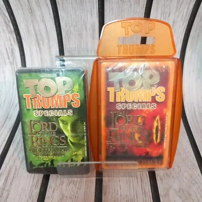 Vintage Top Trumps Lord Of The Rings Fellowship Of The Ring & Two Towers 2004 • £14.99