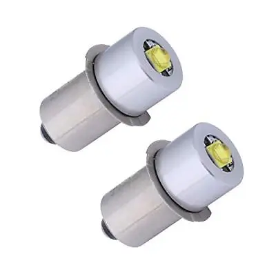 2 Pack Ultra-Bright 6500K Maglite LED Upgrade Bulb Replacement For 3-16 C&D Cell • $21.85