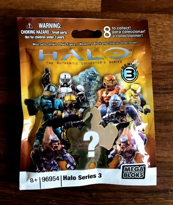 Halo Mega Bloks Series 3 Figures Blind Bag Mystery Pack ** NEW  ** • $26.86