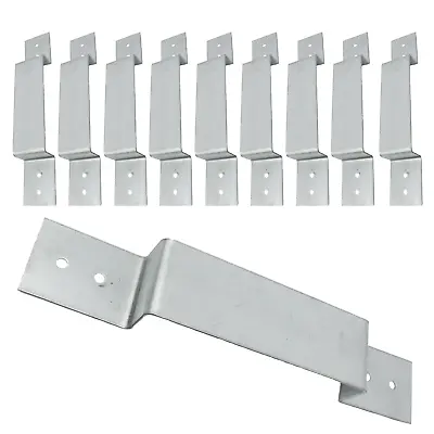 £10.90 • Buy Fence Panel Security Bracket Post Anti-Theft Rattle Galvanised Suit 4in Posts