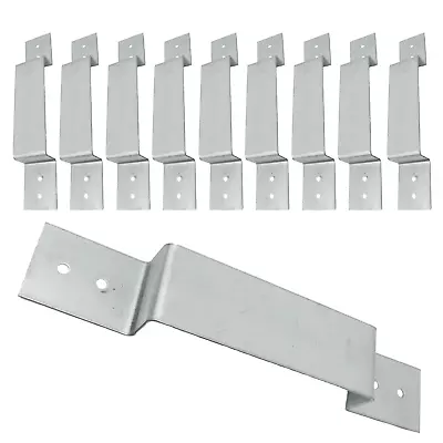 Fence Panel Security Bracket Post Anti-Theft Rattle Galvanised Suit 4in Posts • £93.99