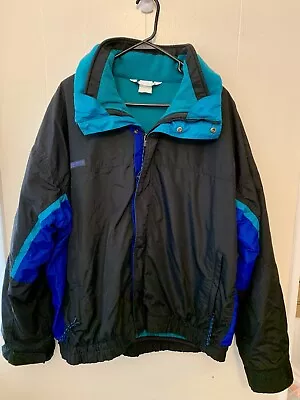 Vintage Columbia Black Long Sleeve Bugaboo 2-In-1 Jacket Size XL • $25