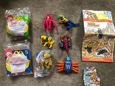 Fast Food Toy Lot 90s McDonald's TRANSFORMERS BEAST WARS TRANSMETALS / MACHINES • $20