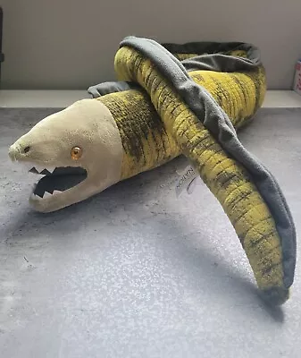 Moray Eel Plush Destination Nation Aurora World Green Yellow 53” Long • $19.99