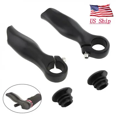 1 Pair Bicycle Handlebar End Alloy Mountain Bike Handle Bar Ends 22.2mm MTB Part • $10.59