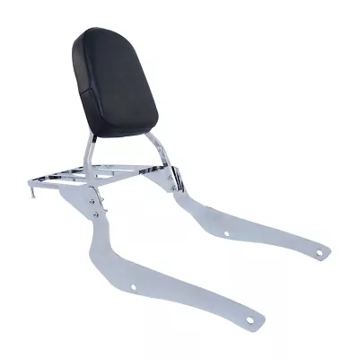 $47.99 • Buy Chrome Backrest Sissy Bar Luggage Rack Fit For Suzuki Boulevard C50 2005-2011