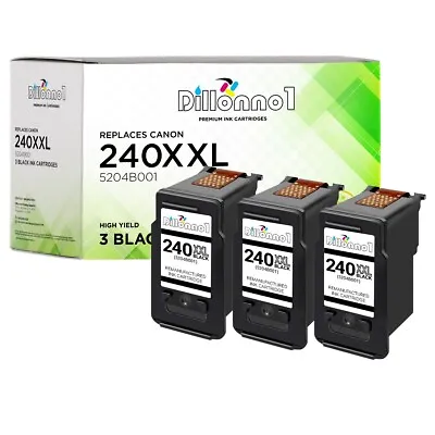 3PK PG-240XXL PG-240XL Extra High Yield Black For Canon PIXMA MG2120 MG2220 • $52.95