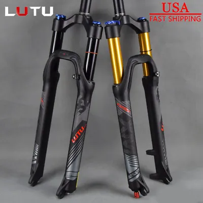 LUTU MTB Bike Suspension Fork Air Shock Rebound Adjust 26/27.5/29  Racing Forks • $100