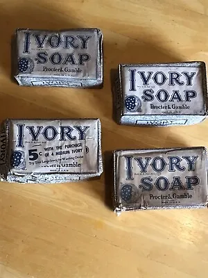 1940's IVORY  Un-Opened  Soap Bar (Large Size) Scarce / Vintage 4pack • $28