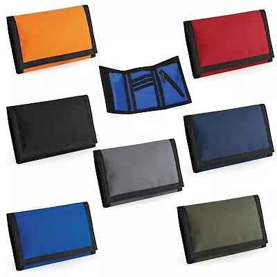 Wallet Mens Coin Pocket Zip Folding Trifold Boys Kids Wallets Slim Card Holde • £5.99