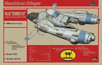 Hasegawa Maschinen Krieger 1/20 Falke  Bomber Cat  Pkf.85 64119 • $74.99