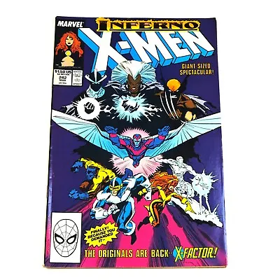 £4.29 • Buy Marvel Comics X Men Inferno - 242 - March 1988 FREE UK Postage