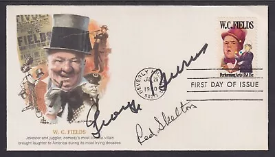George Burns Red Skelton American Comedians Signed W.C. Fields FDC. • $145