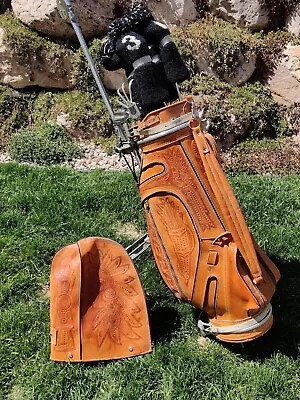 Vintage Indian Art Aztec Mayan Custom Golf Bag • $60