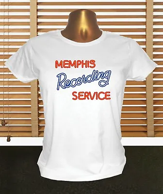 Memphis Recording Service Neon Sign Sun Records Elvis - Women's T Shirt • $18.64