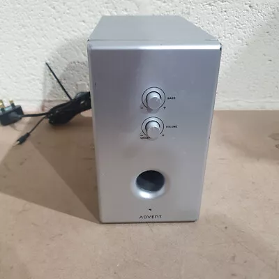 Avent ADE-210F Grey Wired 12-Watts 230-Volts Passive Subwoofer Speaker - Only • £14.99