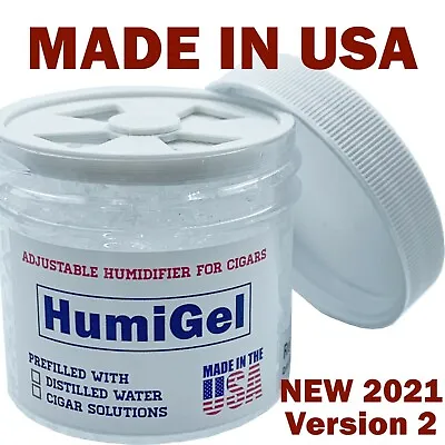 NEW 2021 V2 Cigar Humidifier Gel For Humidor Adjustable 65%-70% Made In USA • $12.99