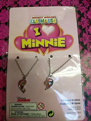 Disney. I Love Minnie Mouse. Daisy & Minnie Best Friends Double Necklace. New • £2.99