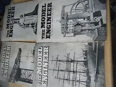 9 Issues Model Engineer Magazine 1952 • $4.96