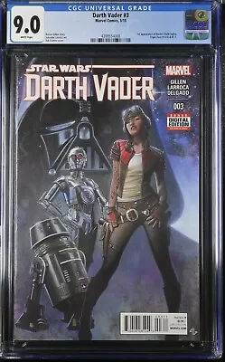 Darth Vader #3 - CGC 9.0 - 🔑1st Appearance Doctor Aphra🔑 First Print • £65