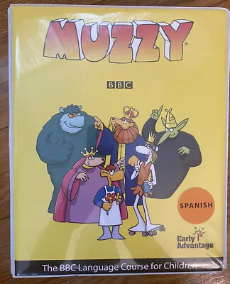 BBC Muzzy Spanish Level 1 Early Advantage Language Course For Children DVD CD • $39.95