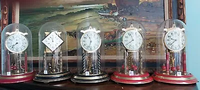 5 VINTAGE KUNDO ANNIVERSARY CLOCKS Only One Of Its Kind! $349.00/each • $349