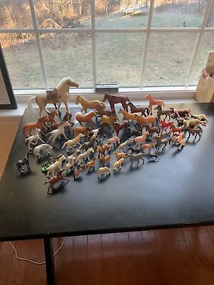 Vintage Plastic Miniature Toy Horse Lot ~ Funrise ~ IMPERIAL TOY • $34.99