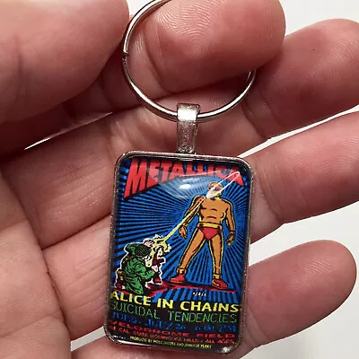 Metallica Velodrome CA 1994 Tour Poster Reproduction Necklace Or Keychain • $12.95
