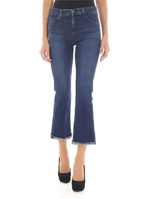 J BRAND Womens Jeans Selena Crop Boot Slim Good Vibes Blue Size 24W JB001668 • $84.99