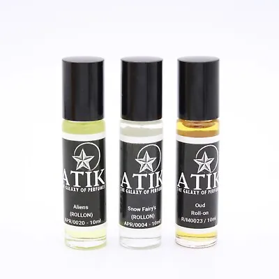Perfume Oil Roll-On 10ml Fragrance Women Men Body Alcohol-Free Designer Scent • £6.99
