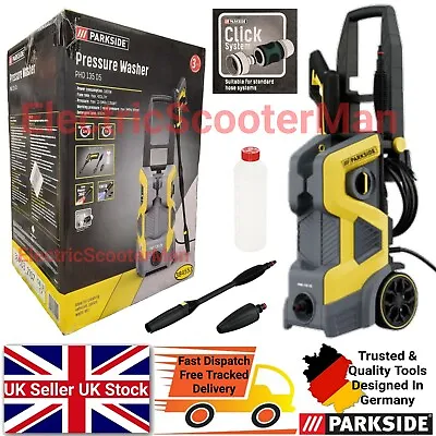 £109.99 • Buy Parkside 1800W Pressure Washer Jet Wash Car Vehicle Patio Wall Cleaning