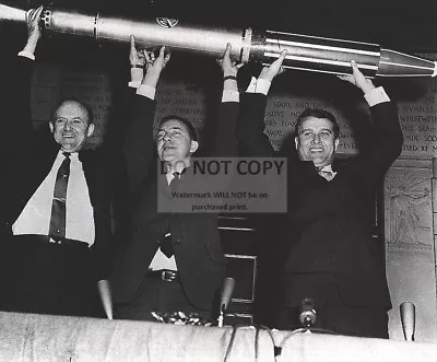 Wernher Von Braun James Pickering James Van Allen Explorer 1 8x10 Photo (ep-033) • $8.87