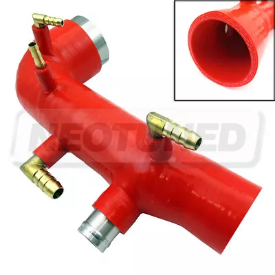 For Impreza WRX 02-07/ Sti 04-14 Red Turbo Silicone Induction Hose Inlet Bolt-On • $69.99