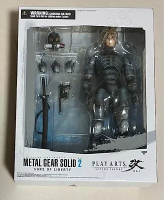 Play Arts Kai Metal Gear Solid 2 Raiden Figure Sons Of Lberty NEW • $130.95