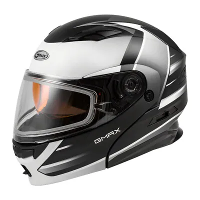 Gmax MD-01S Descendant Matte Black/White Modular Snow Helmet Adult Sizes SM - 2X • $54.99