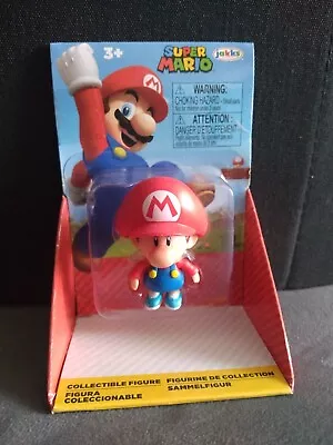 New! Baby Mario World Of Nintendo Figure Jakks Pacific Free Shipping • $14.99