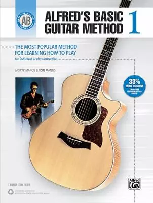 Alfred's Basic Guitar Method Bk 1: The Most Popular Method For Learning How... • $4.29