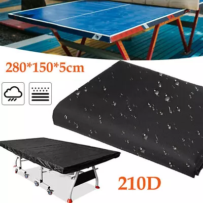 Heavy Duty Table Tennis Cover Ping Pong Waterproof Protection Indoor Outdoor AU • $27.78