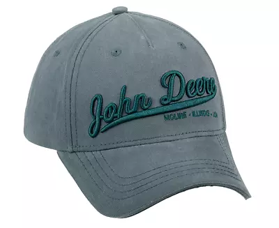 £24.50 • Buy Genuine John Deere Adults Blue 3D Print Baseball Cap Hat Farm MCL201918011