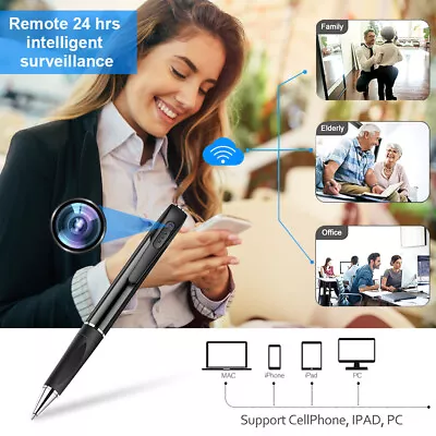 1080P HD WiFi Pocket Pen Camera Hidden Cam Mini Video Recorder DVR Security USB • $54.79