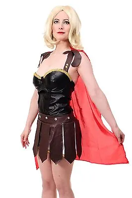 Women's Costume Amazone Gladiator ROM Antique Warrior Sparta Roman L077 • £14.16