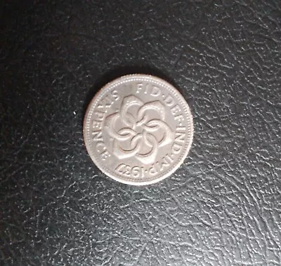 Retro Edward VIII 1937 Pattern  Sixpence. Souvenir Gap Filler. Same Size As Orig • £3.59