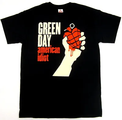 GREEN DAY T-shirt American Idiot Punk Rock Tee Adult Men's Black New • $16.99