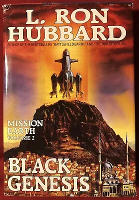 L. Ron Hubbard - Black Genesis - Mission Earth Vol 2 HB/DJ • $8