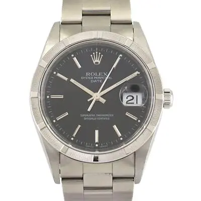 Authentic ROLEX Oyster Perpetual Date 15210 SS Automatic Serial Info:A Serial... • $3768.75