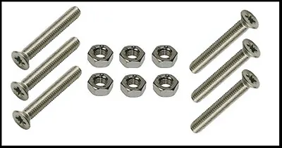 £7 • Buy Stainless Steel Pozi Countersunk Head Machine Screws And Nuts M3 M4 M5 M6 M8