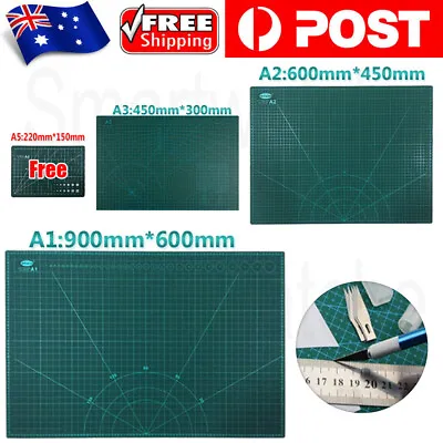 DIY A1 A2 A3 Self Healing Large Thick Cutting Mat Double Sided Cut Pad+Gift A5 • $15.99