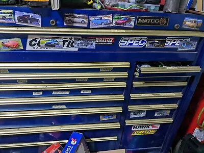 MATCO TOOLBOX Late 90s 3BAY Heavy Metal With Tools 64” Long 48” Height • $7000