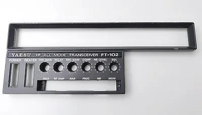 Yaesu Ft-102 Front Panel Insert For Transceiver Ft102 Ham Hf • £14.75