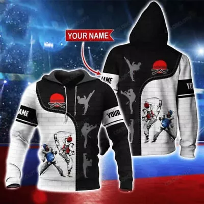 TAEKWONDO PERSONALIZED 3D HOODIE All Over Print Mother Day Gift Us Size Best • $38.99